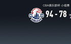  CBA俱樂部杯：青島94-78遼寧，劉易斯21+4+7，劉雁宇16+8