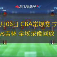  12月06日 CBA常規賽 寧波vs吉林 全場錄像回放