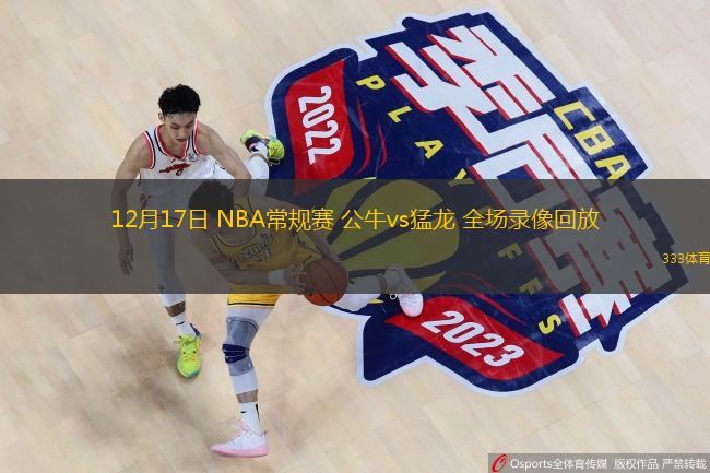  12月17日 NBA常規賽 公牛vs猛龍 全場錄像回放