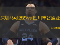  深圳馬可波羅vs 四川豐谷酒業(CBA)